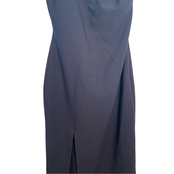 Cinq á sept long navy dress - Picture 6 of 16